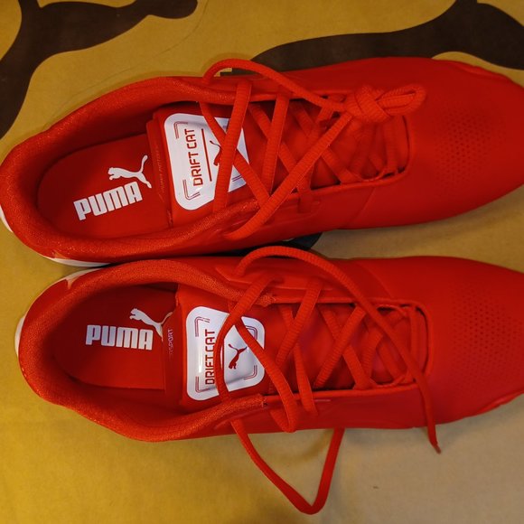 Puma Men's 11.5 SF Ferrari Drift Cat 8 Red [306818-02]  New in Box - Picture 9 of 12